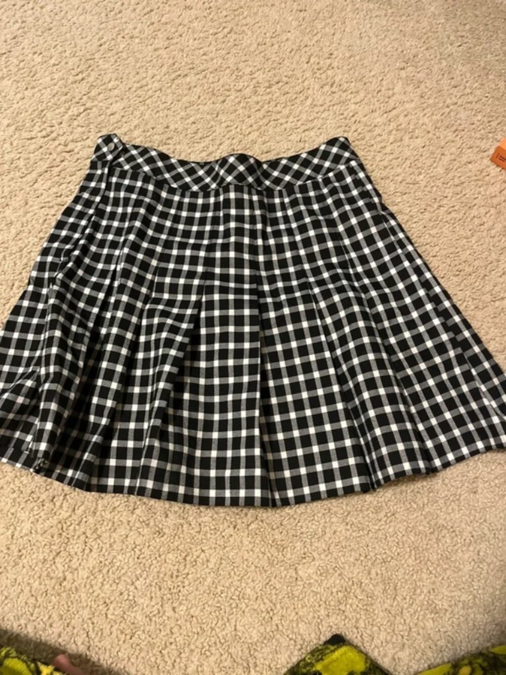 plaid skirt